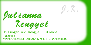 julianna kengyel business card